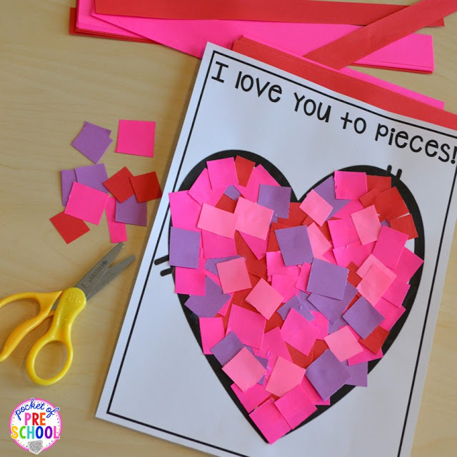 Valentine s Day Themed Centers And Activities Pocket Of Preschool