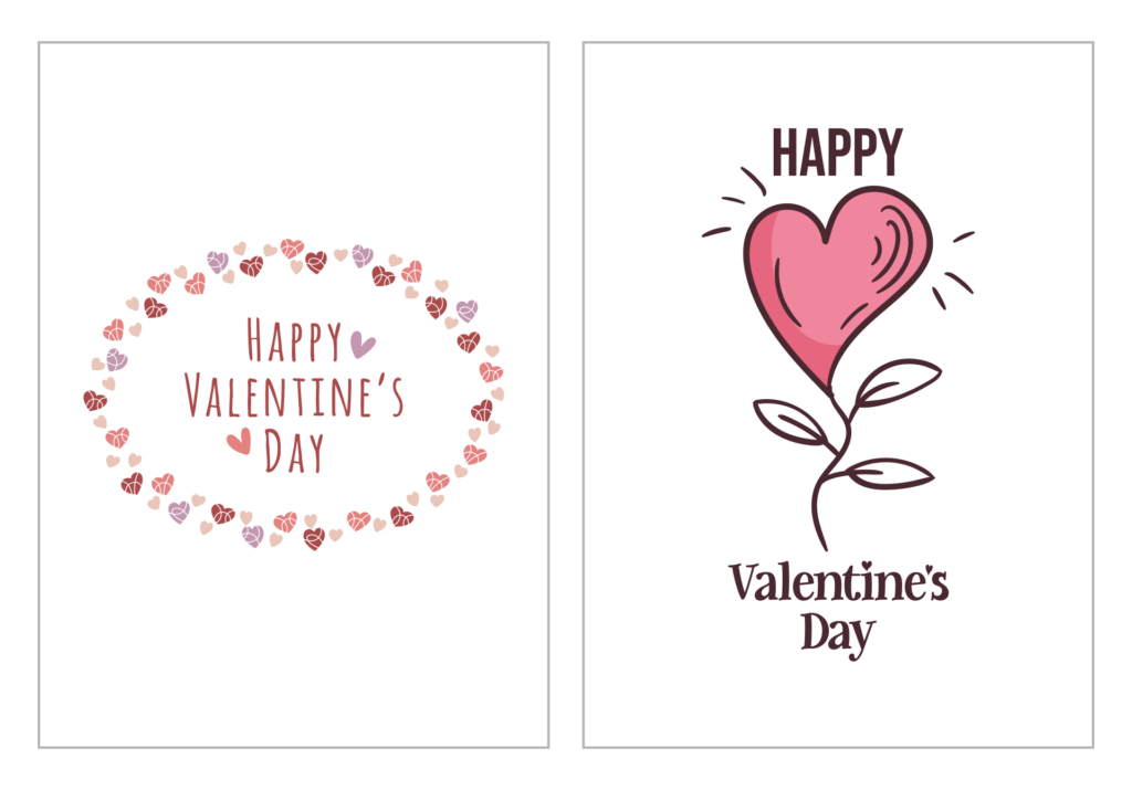 Valentine s Templates 6 Free PDF Printables Printablee