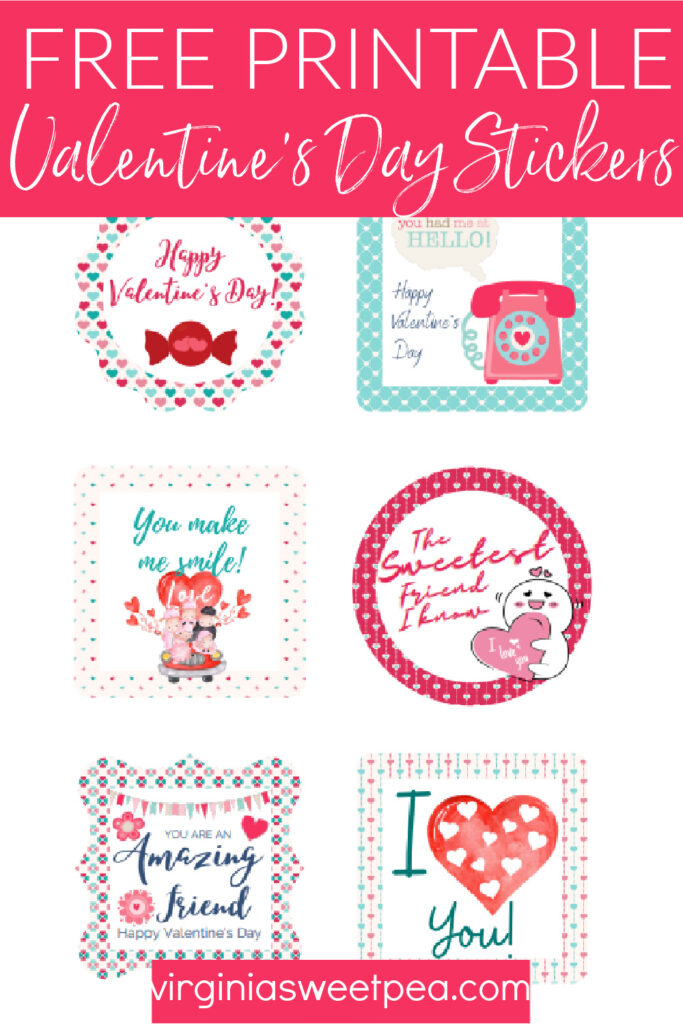 Valentine Stickers Printable