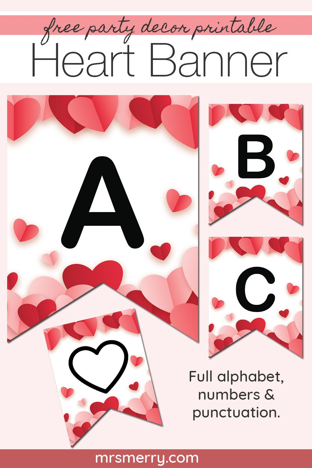 Valentines Day Banner Free Printable Prntbl concejomunicipaldechinu 