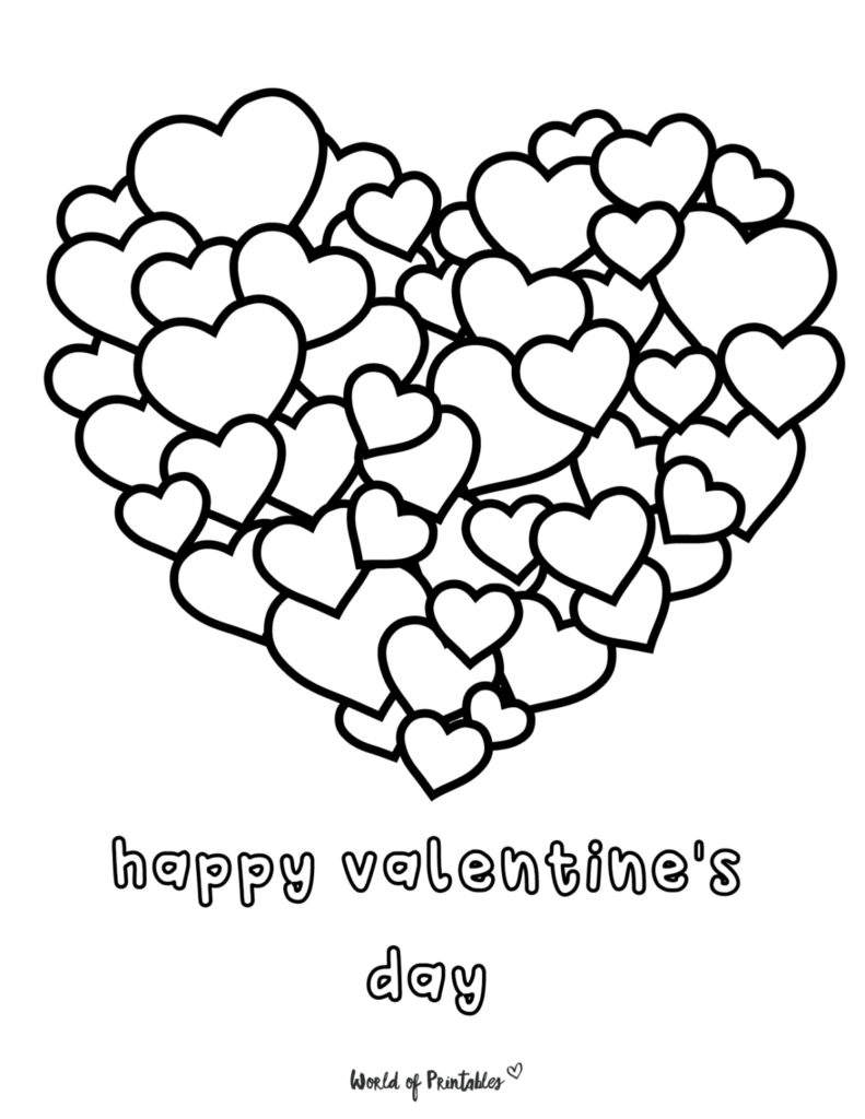 Valentines Day Coloring Pages 50 Free Printables To Color World Of 