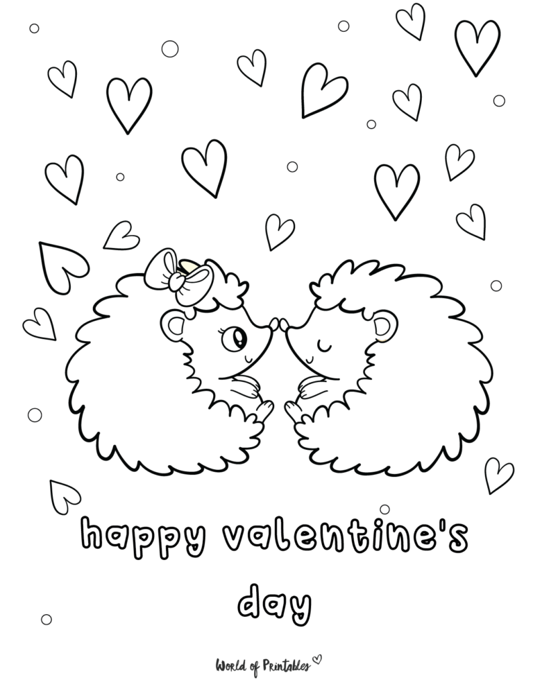 Valentines Day Coloring Pages 50 Free Printables To Color World Of 