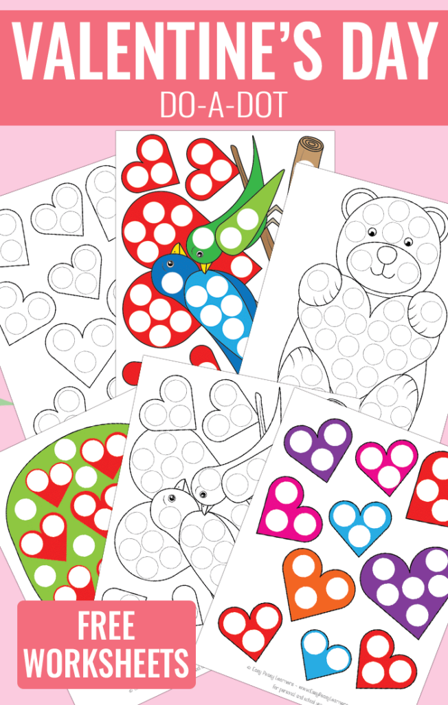 Valentines Day Do A Dot Printables