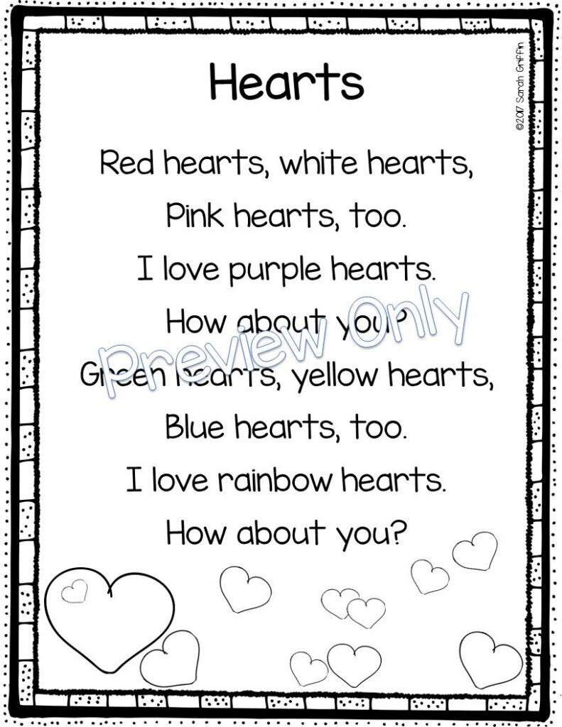 Valentines Day Poem For Kids Valentines Day Songs Valentines Day 