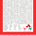 Valentines Day Word Search Printable