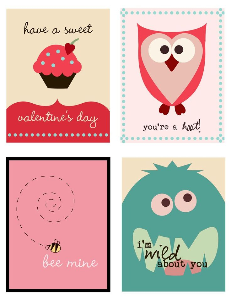 Valintines Day Printable Cards