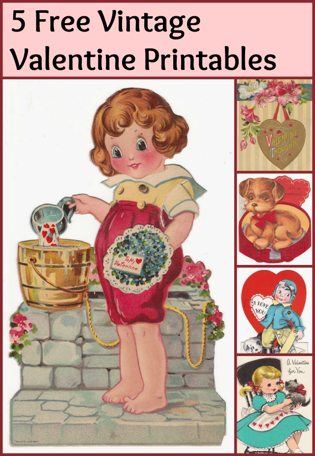 Vintage Valentine Printables Free Printable Templates