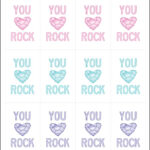 You Rock Printable Valentines Carla Schauer Designs